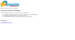 Desktop Screenshot of mindsing.com